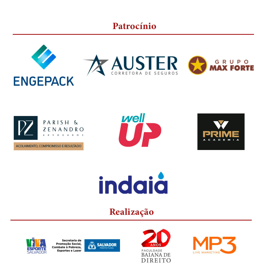 Logo dos patrocinadores